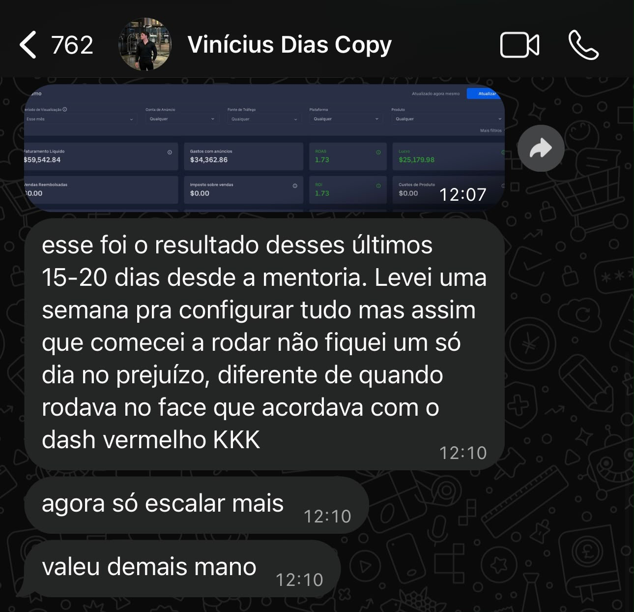 Depoimento de Vinícius
